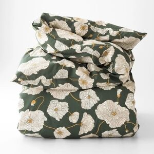 Schoolhouse Blooming Field King Duvet Cover